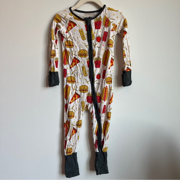 Little Sleepies Other - Little Sleepies Toddler Fast Foodies Zippy Footies Pajamas Sz 12-18mo